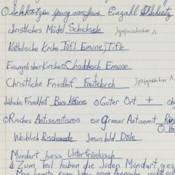 Western questionnaire, answ...