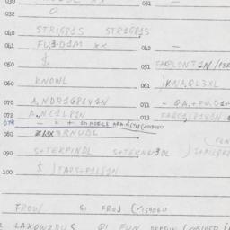 Eastern questionnaire, answ...