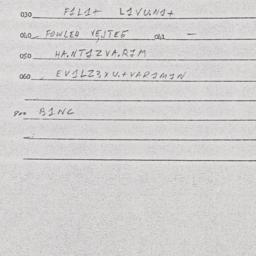 Eastern questionnaire, answ...