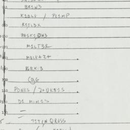 Western questionnaire, answ...