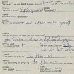 Western questionnaire, answ...