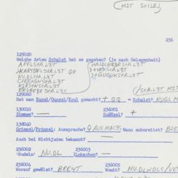 Western questionnaire, answ...