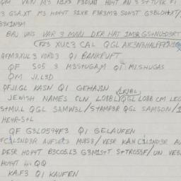Western questionnaire, answ...
