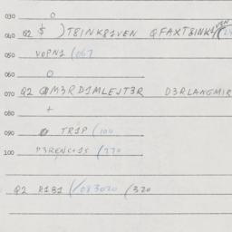 Eastern questionnaire, answ...