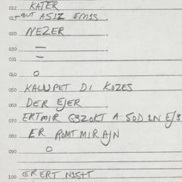 Eastern questionnaire, answ...