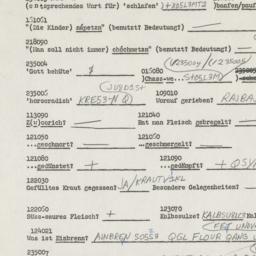 Western questionnaire, answ...
