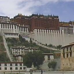 Scenes of Lhasa and aerial ...