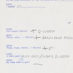 Western questionnaire, answ...