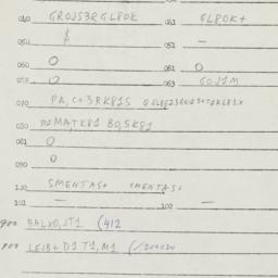 Eastern questionnaire, answ...