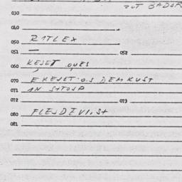 Eastern questionnaire, answ...