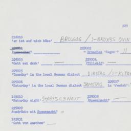 Western questionnaire, answ...