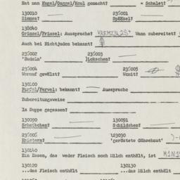 Western questionnaire, answ...