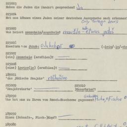 Western questionnaire, answ...