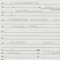 Eastern questionnaire, answ...