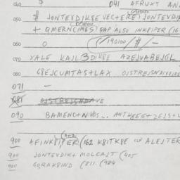 Eastern questionnaire, answ...