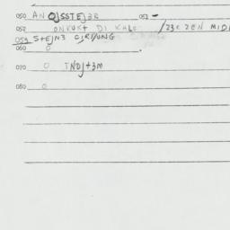 Eastern questionnaire, answ...