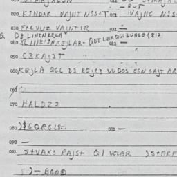 Eastern questionnaire, answ...