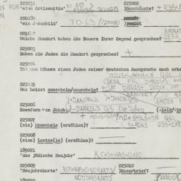 Western questionnaire, answ...