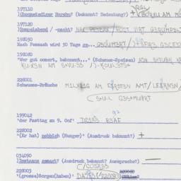 Western questionnaire, answ...
