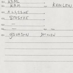 Eastern questionnaire, answ...