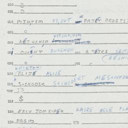 Eastern questionnaire, answ...