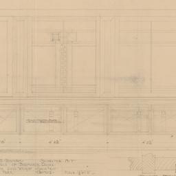 Bookcase door glass design ...