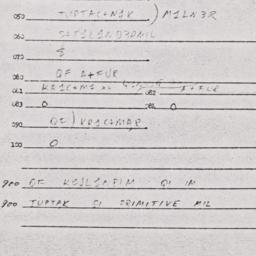 Eastern questionnaire, answ...