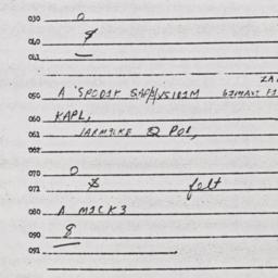 Eastern questionnaire, answ...