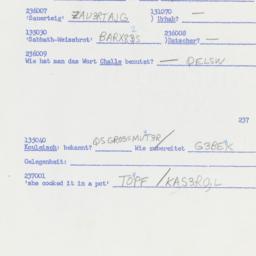 Western questionnaire, answ...