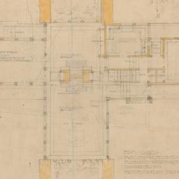First floor plan, revised