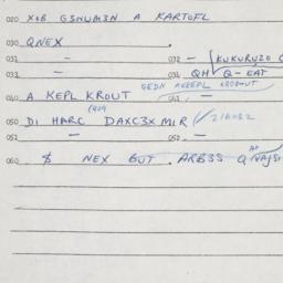 Eastern questionnaire, answ...
