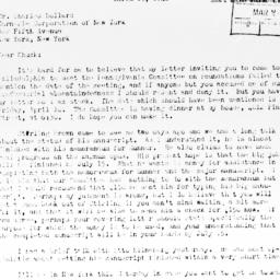 Letter from Donald Young to...