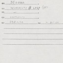Eastern questionnaire, answ...