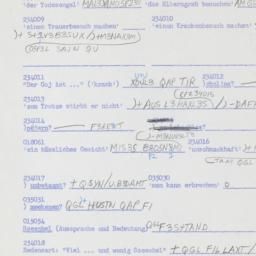 Western questionnaire, answ...