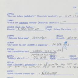 Western questionnaire, answ...