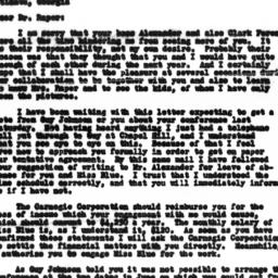 Letter from Gunnar Myrdal t...
