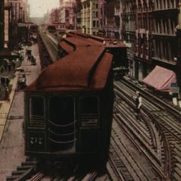 Wabash Ave., and Elevated R...