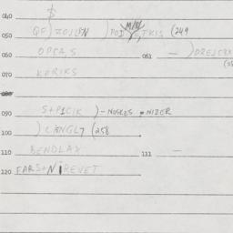 Eastern questionnaire, answ...