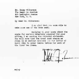 Letter from Charles S. John...