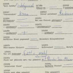Western questionnaire, answ...