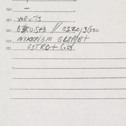 Eastern questionnaire, answ...