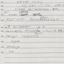 Eastern questionnaire, answ...