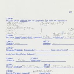 Western questionnaire, answ...