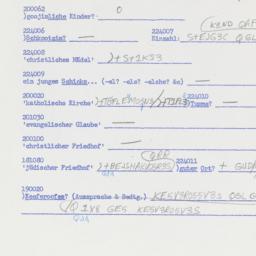 Western questionnaire, answ...