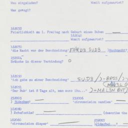 Western questionnaire, answ...