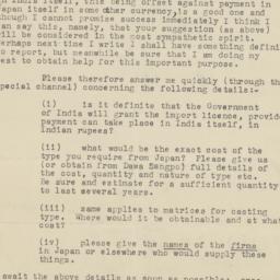Letter to Tharchin on print...