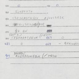 Eastern questionnaire, answ...