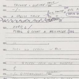 Eastern questionnaire, answ...