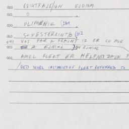 Eastern questionnaire, answ...