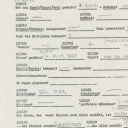 Western questionnaire, answ...